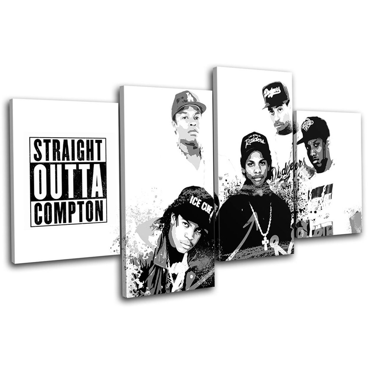 NWA Hip Hop Rap Graffiti Straight Outta Compton Urban Canvas NWA Hip Hop Rap Graffiti Straight Outta Compton Urban Canvas