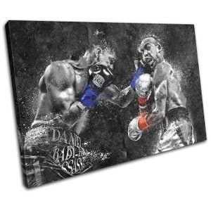 Boxing Grunge Roman TJ Doheny Sports SINGLE  Canvas Art Print Box Framed Picture Wall Hanging
