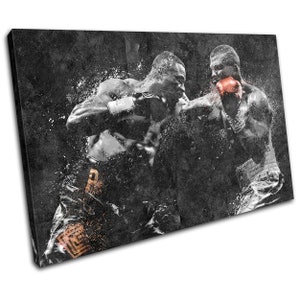 Boxing  Jean Pascal Badou Jack Sports SINGLE  Canvas Art Print Box Framed Picture Wall Hanging