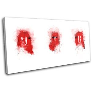 Starwars Imperial Guard Movie Greats SINGLE  Canvas Art Print Box Framed Picture Wall Hanging