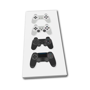 Retro Gaming Console Arcade Gaming SINGLE  Canvas Art Print Box Framed Picture Wall Hanging