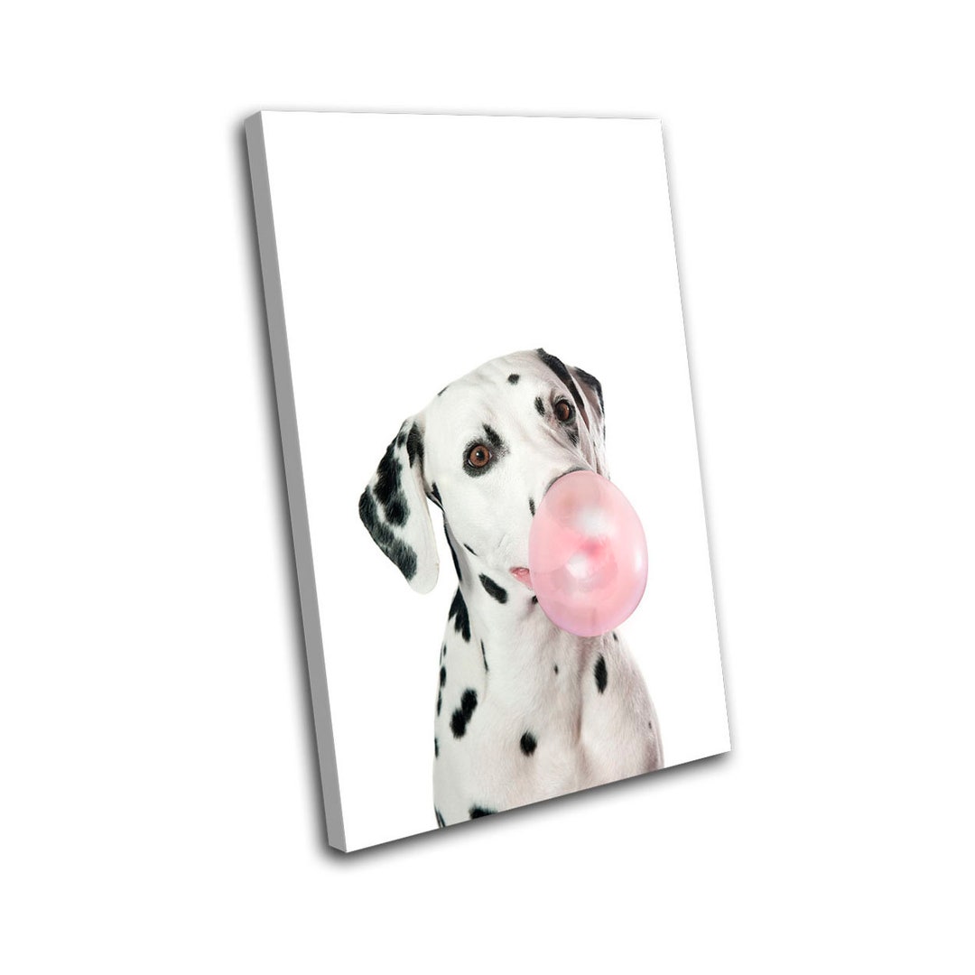 Impression Sur Toile Modern Cat Bubblegum Animals – Art Mural Moderne – Neuf