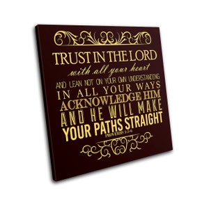 Inspirational God Christian Quotes Bible Christianity Religion Canvas Art Print Box Framed Picture Wall Hanging