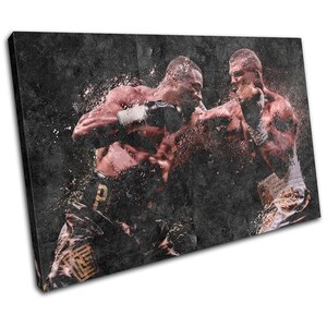 Boxing  Jean Pascal Badou Jack Sports SINGLE  Canvas Art Print Box Framed Picture Wall Hanging