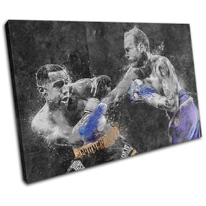 DeGale George Groves Boxing Sports SINGLE  Canvas Art Print Box Framed Picture Wall Hanging