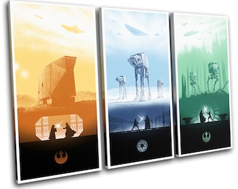 Star Wars Trilogy Canvas Art, Box Framed Wall Decor