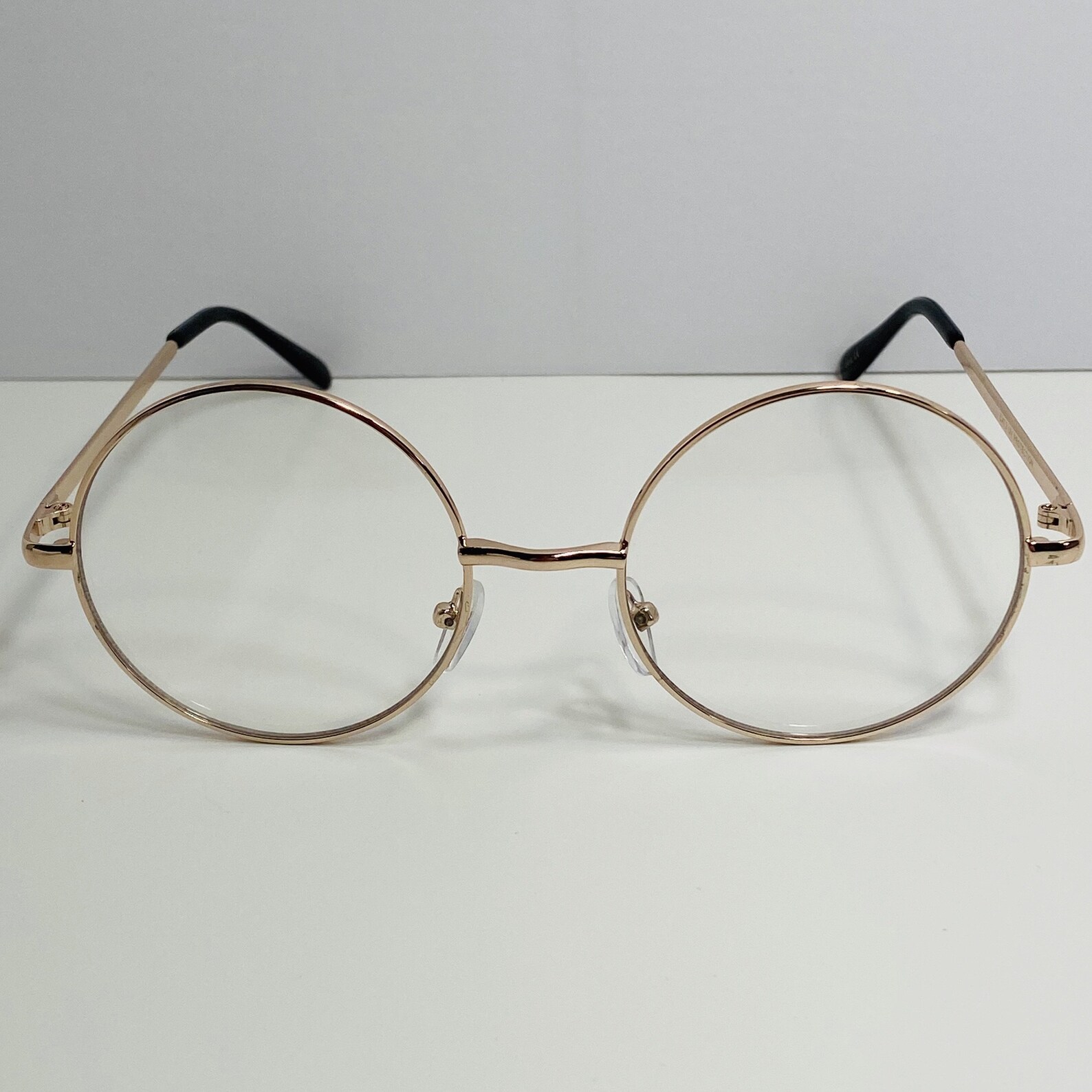 clear lens circle glasses