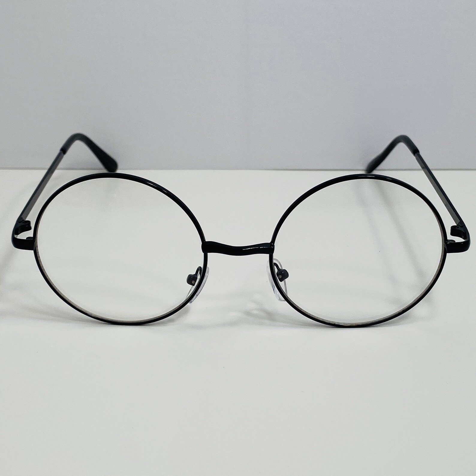 clear lens circle glasses