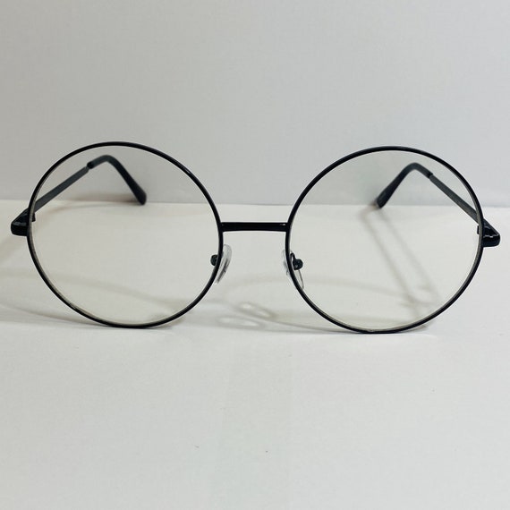 Oversize Clear Lens Circle Glasses - Etsy