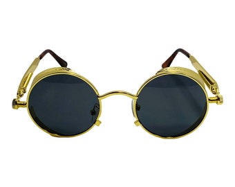 6094 | Round Steampunk Sunglasses