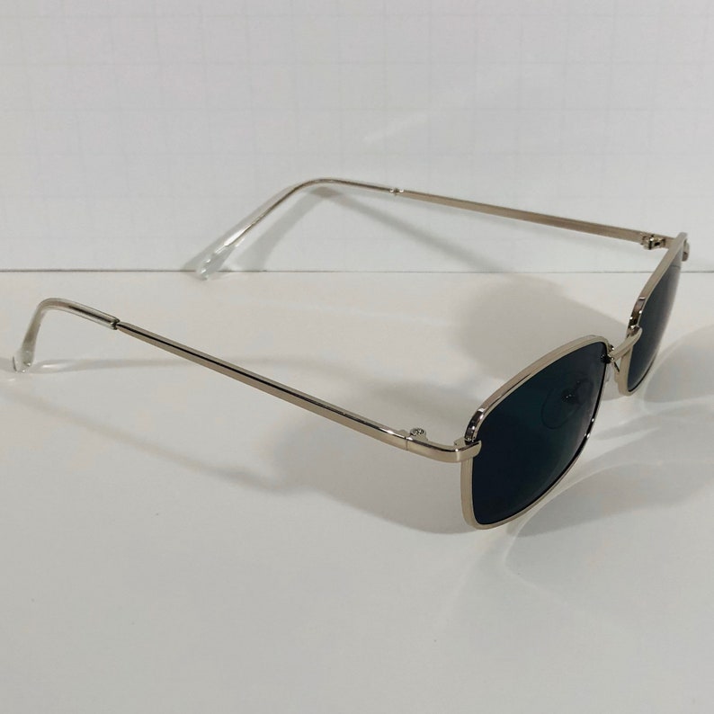 Skinny Frame Rectangle Sunglasses option 2 | Etsy