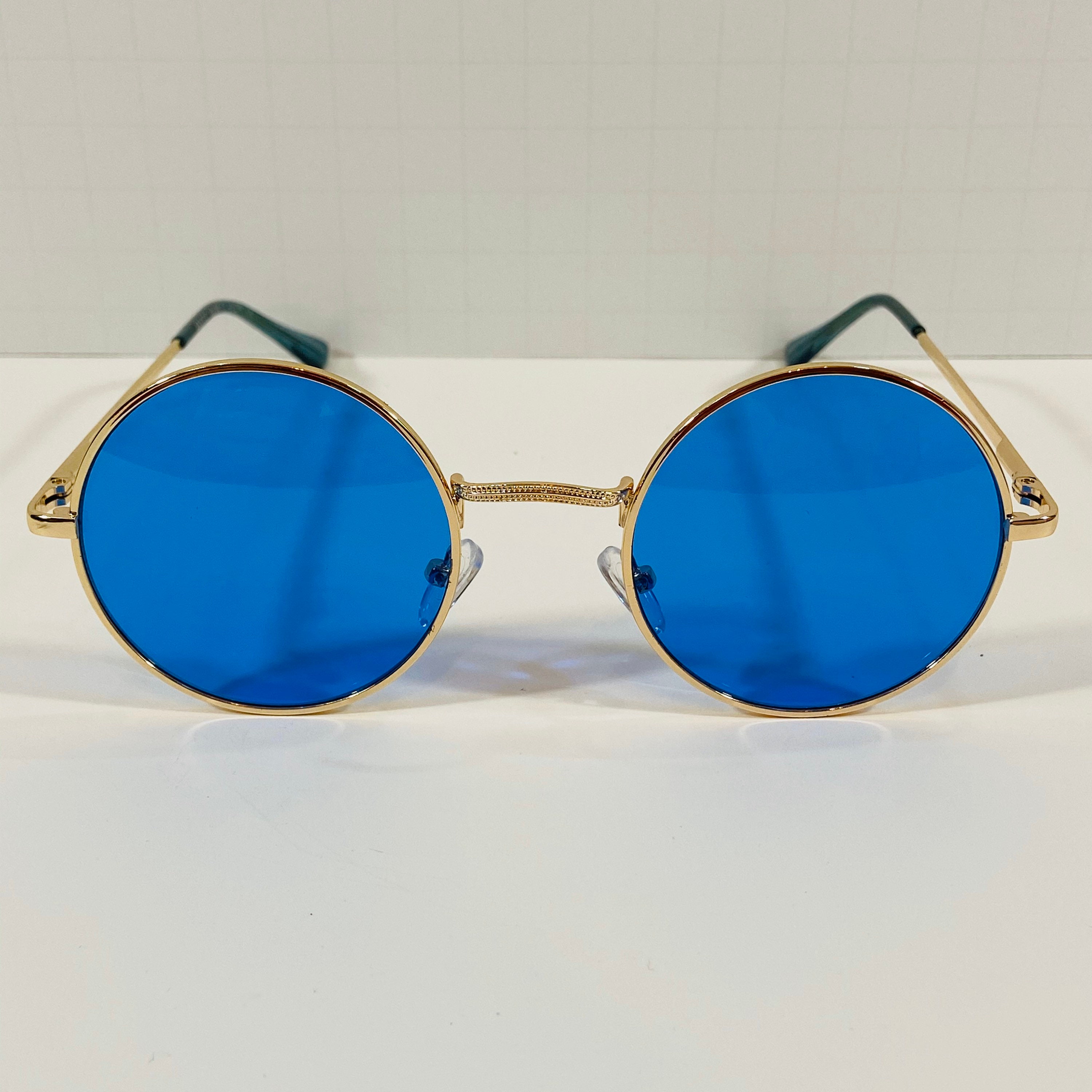 Colored Circle Lens Sunglasses Etsy
