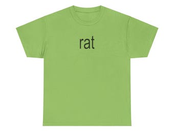 T-shirt Rat - T-shirt gosse vert citron