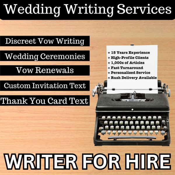 Wedding Writing Services | Wedding Vows, Wedding Ceremony, Vow Renewal