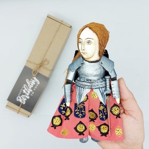 Handmade Joan of Arc Doll: Catholic Art, Patron Saint of France