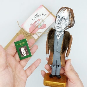 Georg Wilhelm Friedrich Hegel German philosopher Western philosophy - idealism - philosopher gift - Collectible doll hand painted