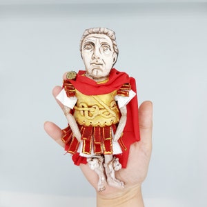 Roman Constantine I, Constantine the Great Christian Emperor - collectible miniature doll, limited edition - Made to order