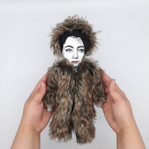 Mildred Pierce 1945 Film Noir, Joan Crawford doll - Retro movies, CLASSIC Movie fans gift - Collectible celebrity doll