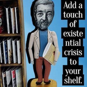 Figura de filósofo hecha a mano de Friedrich Nietzsche / Decoración de filosofía alemana imagen 12