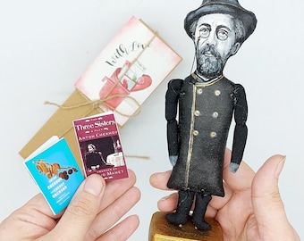 Anton Chekhov – Handmade Writer & Playwright Figurine | Classic Literature Decor