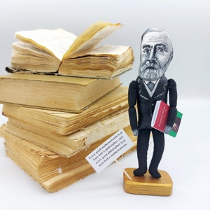 Gottlob Frege German philosopher, logician, mathematician - Math professor gift - Collectible doll hand painted