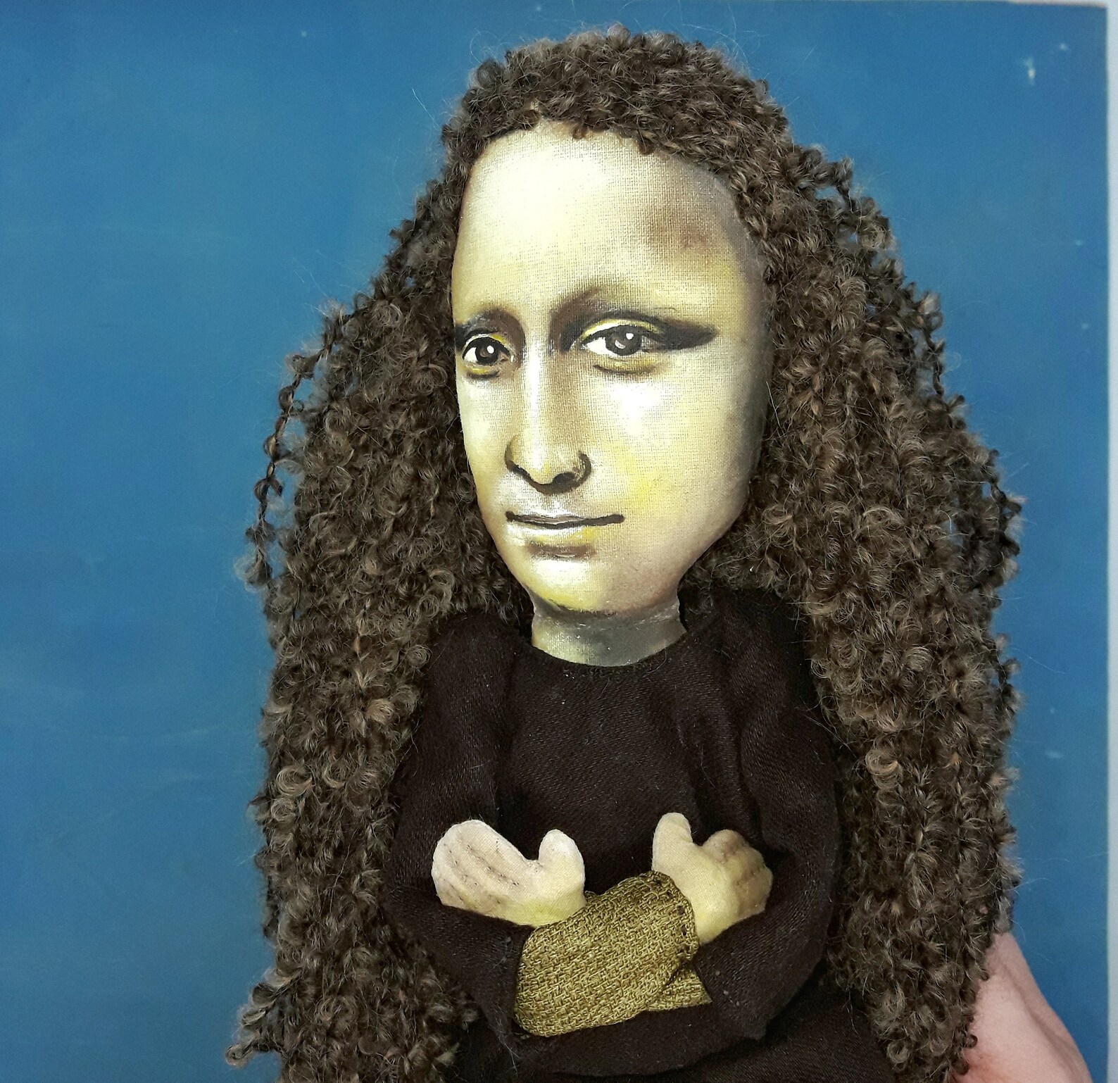 Mona Lisa collectible doll Etsy