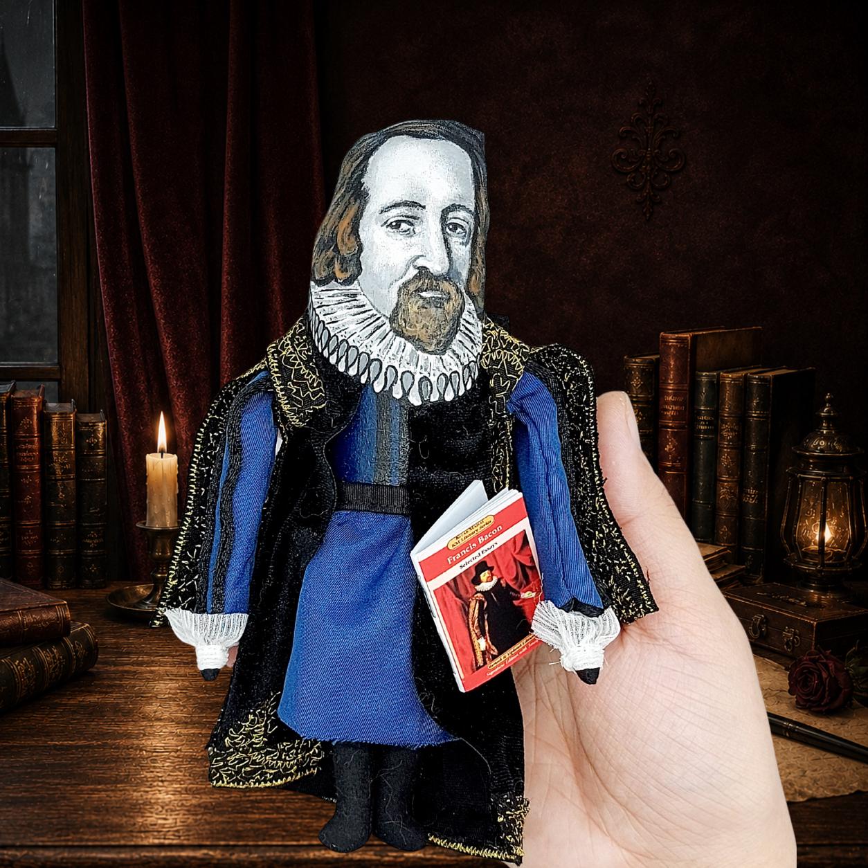 Francis Bacon Handmade English Philosopher Figurine | Empiricism
