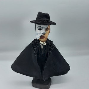 Phantom Of The Opera, Broadway musical, Theater ornament - Musical theater gift - Collectible handmade doll - MADE TO ORDER