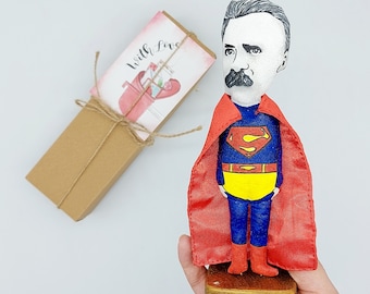 Friedrich Nietzsche – Handmade Philosopher Figurine | German Philosophy Decor