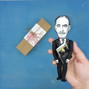 John Maynard Keynes English economist political economy - Funny Economist gift - Collectible figurine hand painted