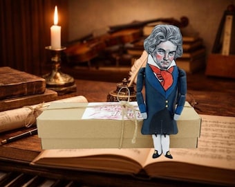 Beethoven figurinr: Collectible Music Lover Gift