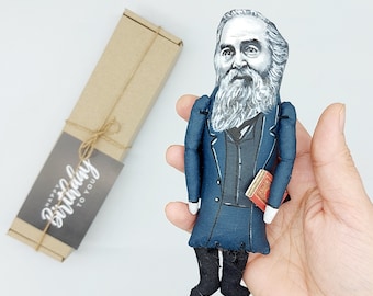Walt Whitman – Handmade Poet & Cultural Visionary Figurine | American Literature