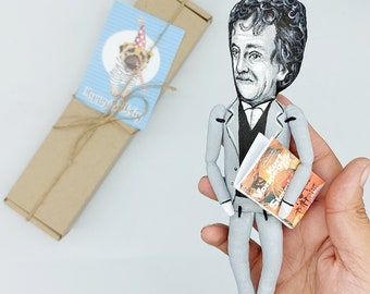 カート・ヴォネガット – 手作り作家・風刺作家のフィギュア | アメリカ文学装飾