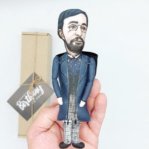 Henri de Toulouse-Lautrec figure, French painter, caricaturist and illustrator Post-Impressionism - The Art Admirer gift - Collectible doll