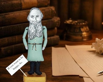 Leo Tolstoy – Handmade Writer & Philosopher Figurine | Literature Décor
