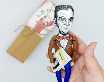 Jacques Lacan – Handmade Psychoanalyst Philosopher Figurine | Theory & Psychology Décor