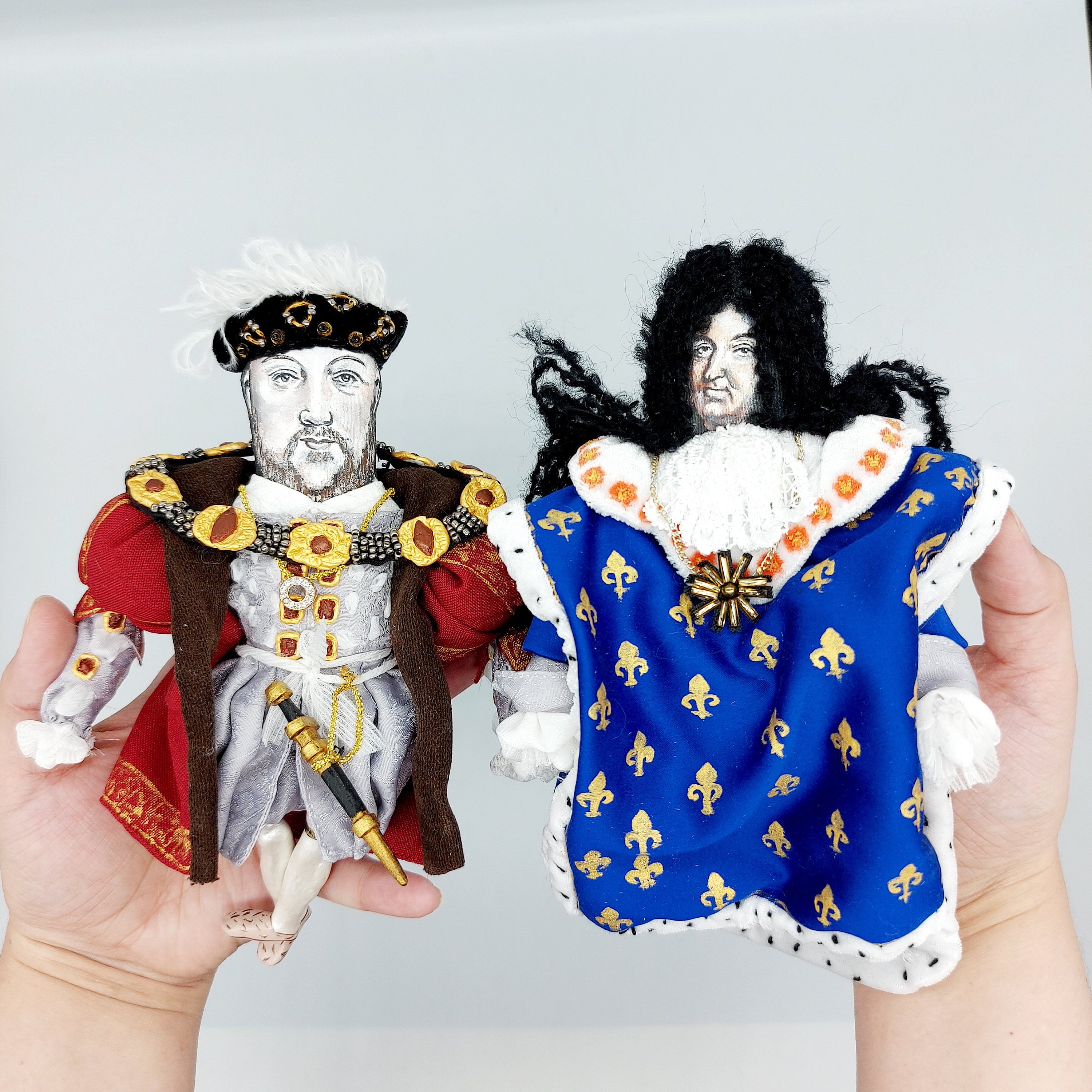Louis XIV of France Collectible Miniature Doll Etsy