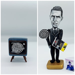 Scénariste, dramaturge, producteur Rod Serling - Cadeau pour les fans Film de science-fiction - Poupée de collection