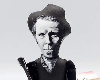 Tom Waits – Handmade Musician Figurine | Blues & Alternative Music Decor