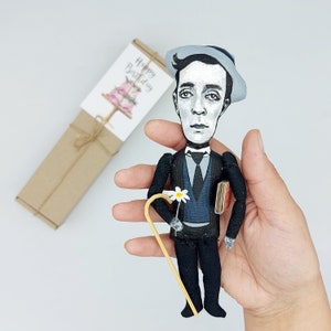 Buster Keaton figurine, American actor, comedian, film director, producer, screenwriter - Star of classic Hollywood cinema