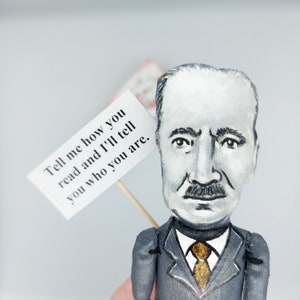 Martin Heidegger German philosopher - Thinkers gift - collectible doll + Miniature Book + quote