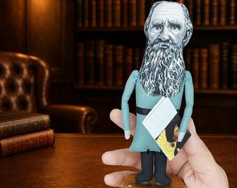 Leo Tolstoy Handmade Writer & Philosopher Figurine | Literature Decor