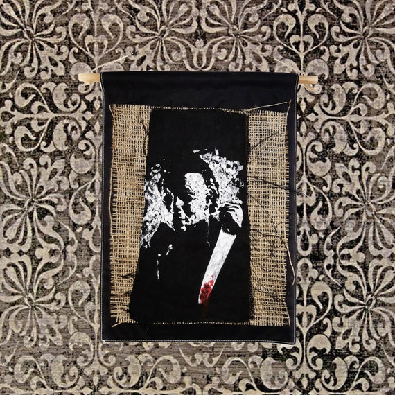 Michael Myers Halloween 78 Spooky Banner Halloween Door Etsy