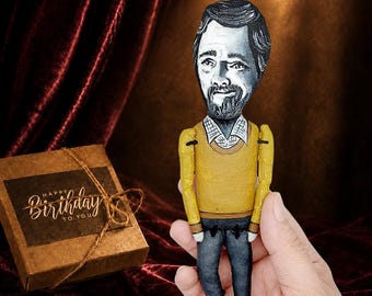 Stephen Sondheim – Handmade Composer & Lyricist Figurine | Musical Theatre Gift