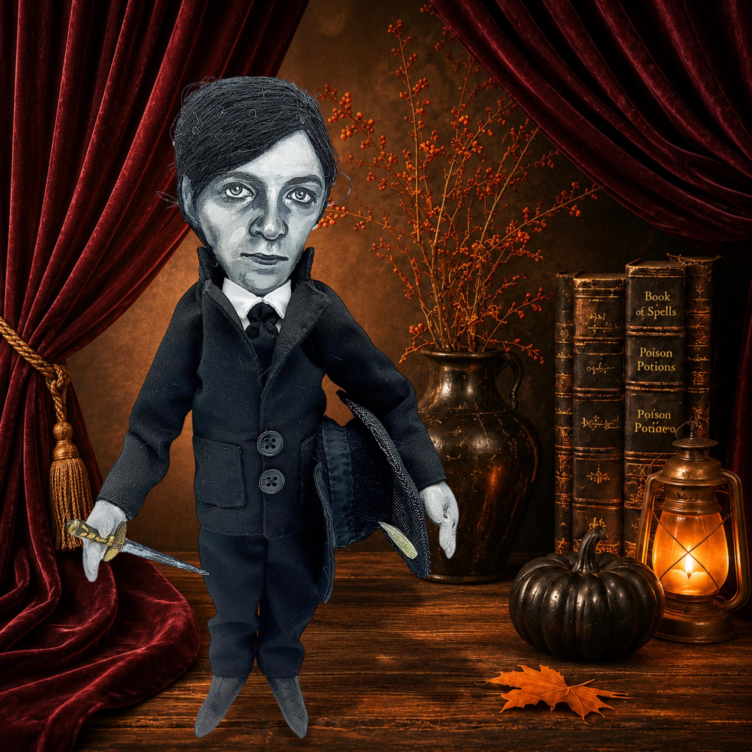 Damien Thorn Doll 12-inch Handmade, Omen II 1978 Horror Movie