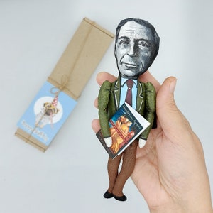 Bernard Williams English moral philosopher - Gift for Philosopher - home library decor - Collectible doll