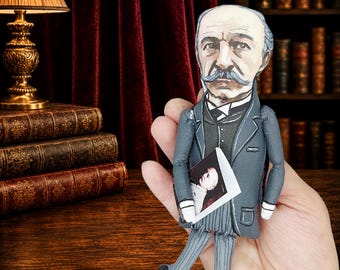 Thomas Hardy Figurine | Handmade English Writer Gift | Home Library Decor