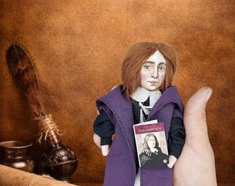 John Milton Handmade Miniature Figurine – English Poet & “Paradise Lost” Author Collectible Gift