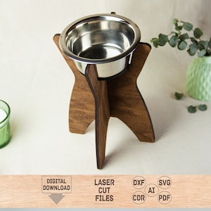 Pet stand pattern, Wooden dog bowl svg, Pet food stand svg, Pet food stand pattern, Pet station svg,  Pet station pattern, Pet stand svg