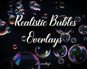 Bubble-overlay, Bubble-overlay photoshop, Zeepbel-overlay, Bubble-foto-overlay, Drijvende bubble-overlay, Bubble-overlay digitaal